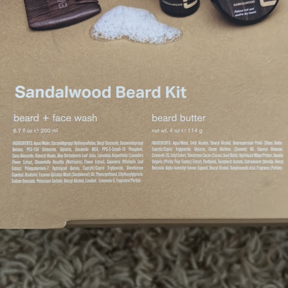 NEW - Every Man Jack - Sandalwood Beard Kit - Picture 4 of 6
